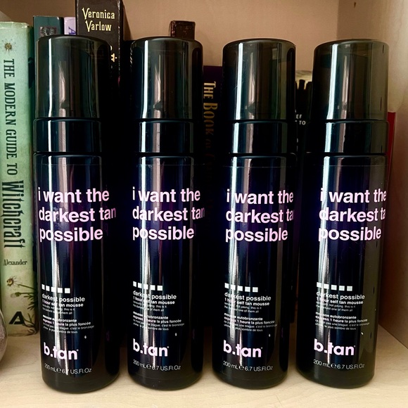 4 New Sealed: b.tan i want the darkest tan possible 1 hour self tanner 🐰 vegan - Picture 1 of 15